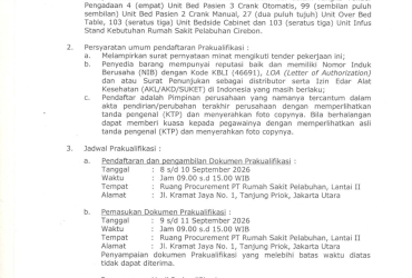 PENGUMUMAN PRAKUALIFIKASI